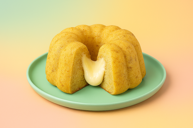 Bolu Kukus Pisang Keju Lumer